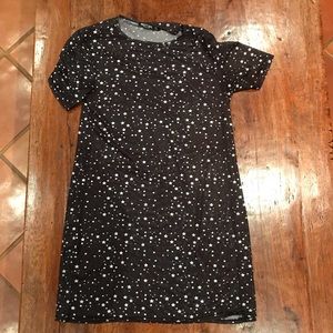 NASTYGAL sheer star pattern dress